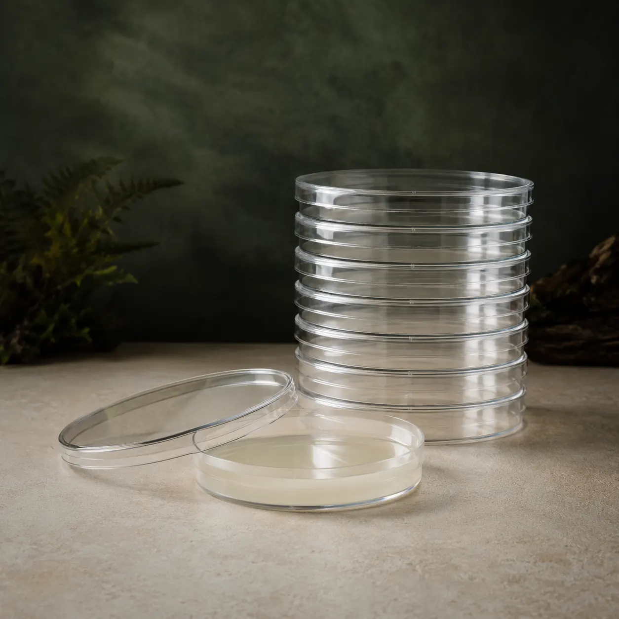 90 × 15mm Triple Vented Disposable Sterile Petri Dishes (10 pack)